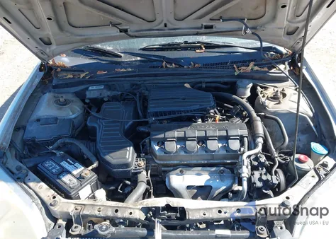 2003 Honda Civic Lx из США, поврежденный, VIN 1HGEM22513L002133